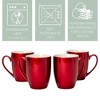 Elanze Designs I'm Only A Morning Person On Christmas Cardinal Red 10 ounce New Bone China Coffee Cup Mug - 3 of 4
