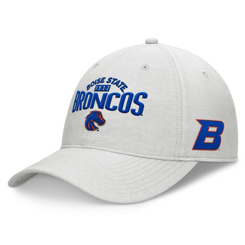 NCAA Boise State Broncos Unstructured Chambray Cotton Hat - Gray, 1 of 5