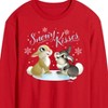 Men's - Disney - Christmas - Snowy Bunny Kisses Long Sleeve Graphic T-Shirt - 2 of 3