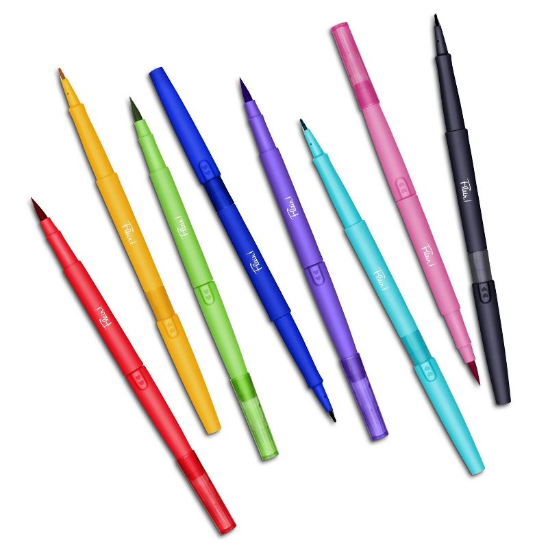 Paper Mate Flair 8pk Dual Brush Pens Multicolored, 5 of 11