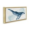 Stupell Industries Nautical Humpback Whale Floating Frame Canvas Art, Gold, 25" x 11" - 2 of 4