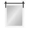 Kate and Laurel Skylan Decorative Wall Mirror, 24x31, White - 4 of 4
