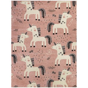 Balta Rugs Kids' Kate Unicorn Pink - 1 of 4