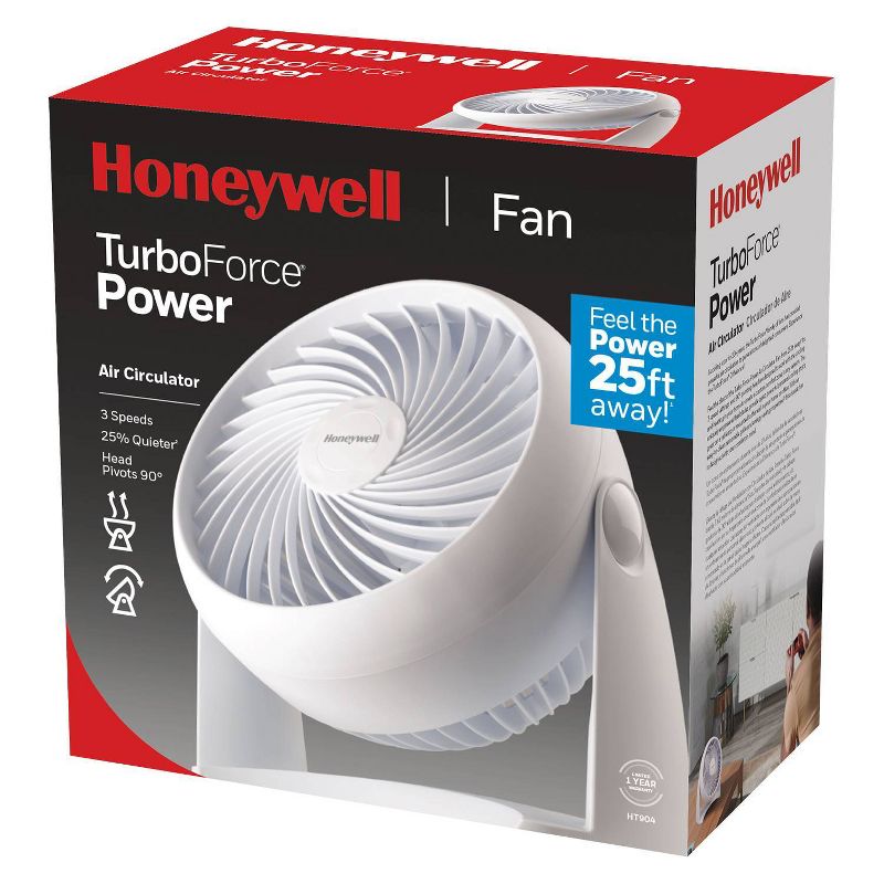 Honeywell Turbo Force Table Air Circulator Fan, 3 of 6