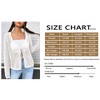 Coolmee Women's Lightweight Crochet Cardigan Tie Front Shrugs Knit Crop Tops - 4 of 4