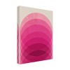 Tom Quartermaine 'Cool Hot Pink Abstract Circle' Canvas Art - 2 of 4