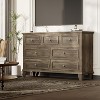coucheta 3-Drawer Storage Cabinet, Modern Wood Dresser with Vintage Handles for Bedroom Living Room, Wide Nightstand & Chest of Drawers - 4 of 4