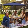 LOVMOR 7.5ft * 7.5ft Patio Umbrella with Crank and Push Button Tilt,Red - 2 of 4