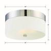 Crystorama Lighting Grayson 3 - Light Flush Mount in  Polished Nickel - 4 of 4