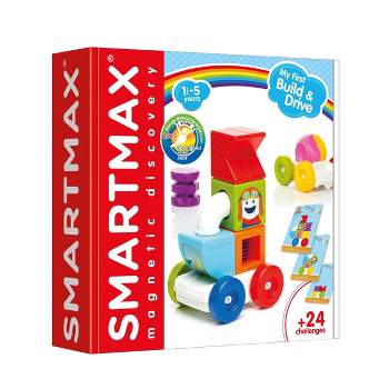 SmartMax My First Safari Animals STEM Magnetic Discovery Building Set with  Soft 
