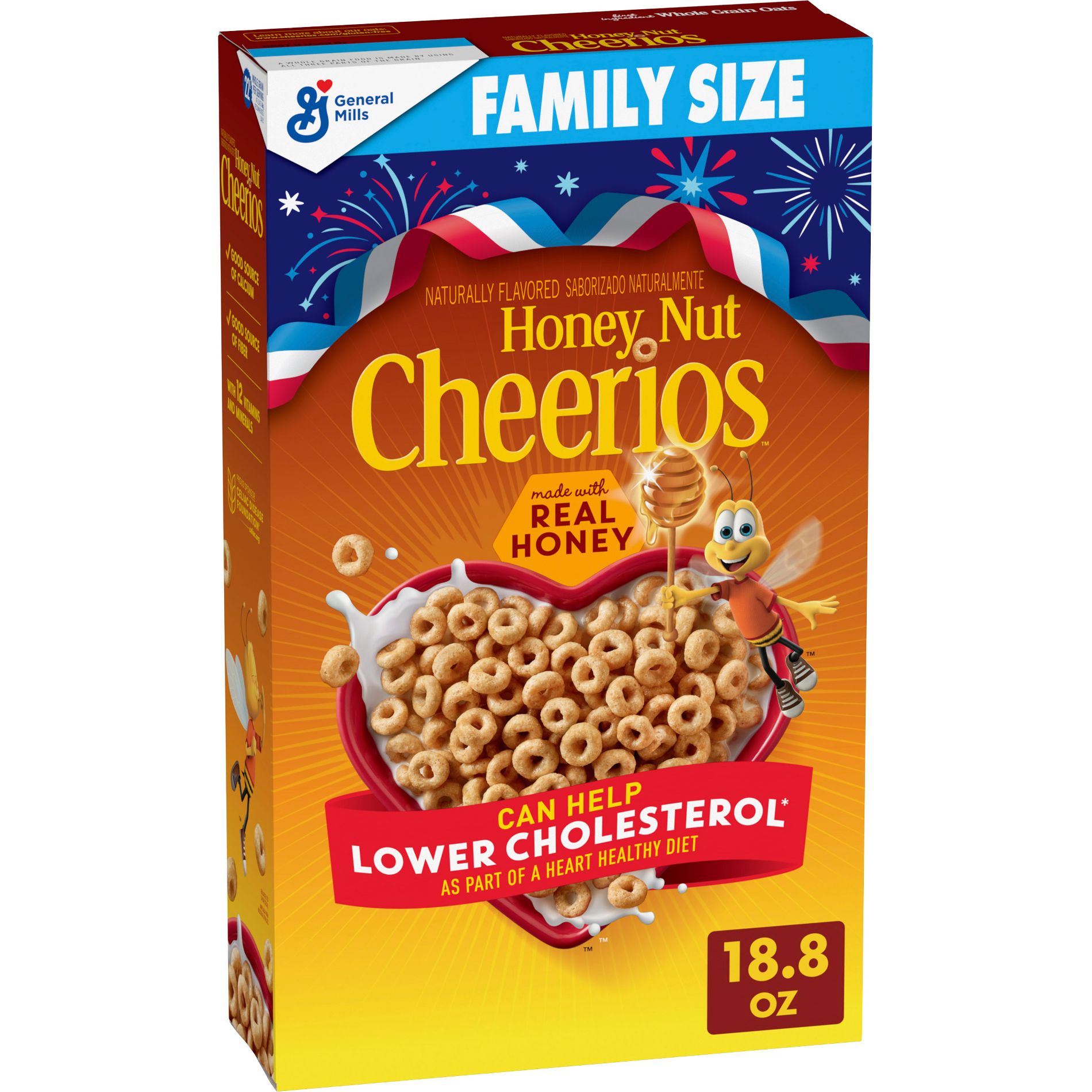 General Mills Honey Nut Cheerios Breakfast Cereal - 18.8oz