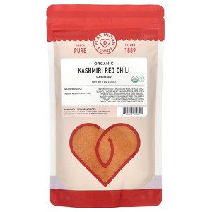 Pure Indian Foods Organic Kashmiri Red Chili, Ground, 8 oz (226 g) - 1 of 2