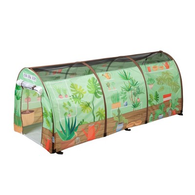 Let's Grow Play Tunnel with Garden Graphics and Mesh Windows