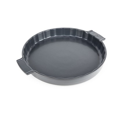 Peugeot Saveurs Appolia Slate Gray Ceramic 2.2 Quart Round Tarte Baking Dish