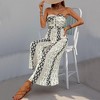 Women's Halter Wide Leg Casual Jumpsuit Perfect Summer Boho Romper Long Pants - 3 of 4