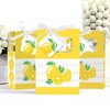 Big Dot of Happiness So Fresh - Lemon - Citrus Lemonade Party Favor Boxes - Set of 12 - 3 of 4