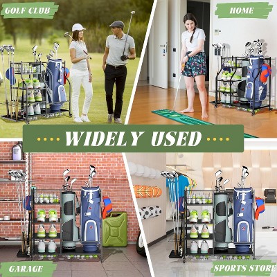 Golf Bag Storage Garage Organizer Fit for Garage,Shed,Basement