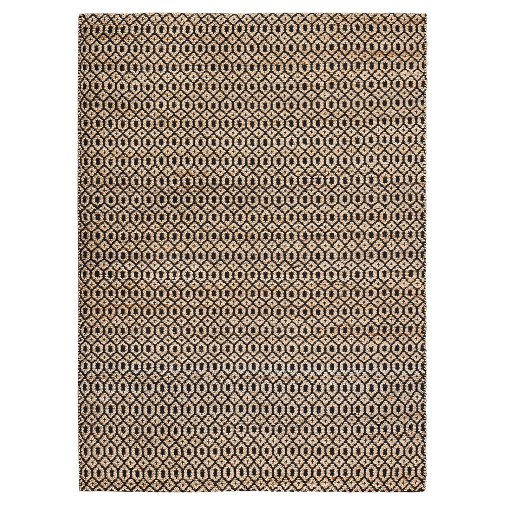 Brown Shapes Woven Area Rug 5'X8' - Anji Mountain