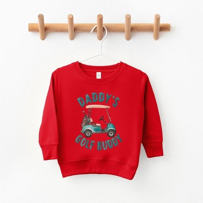 The Juniper Shop Daddy's Golf Buddy Toddler Graphic Sweatshirt