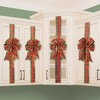 Collections Etc Holiday Tartan Plaid Kitchen Cabinet Ribbons - Set of 4 9 X 2.5 X 81 - 2 of 2