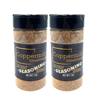 Copperstone Foods 7 oz Coppermill Steakhouse "Just Right" Seasoning - Pack of 2