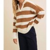 Women's Little Bit More Striped Teddy Sweater - In February - 2 of 4