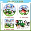 Hachikiko Farm Animals Birthday Party Decorations, Disposable Farm House Theme Paper Dinner Plates Dessert Plates and Luncheon Napkins Tableware Set - 2 of 4