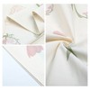 Unique Bargains 100% Cotton Floral Pillowcase with Envelope Closure for Hair and Skin Set of 2 - 3 of 4