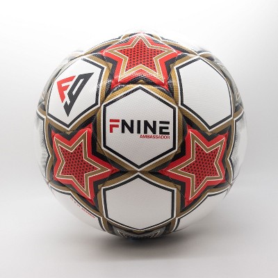 Open Goaaal FNINE Ambassador Professional Grade Water Resistant Soccer Ball for Indoor or Outdoor Backyard or Regulation Sports Game Play, Size 5