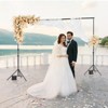 VEVOR Backdrop Stand, 10 x 10 ft Adjustable Photo Backdrop Stand Kit, Portable Background Backdrop Stand with 4 Crossbars, Black - 2 of 4