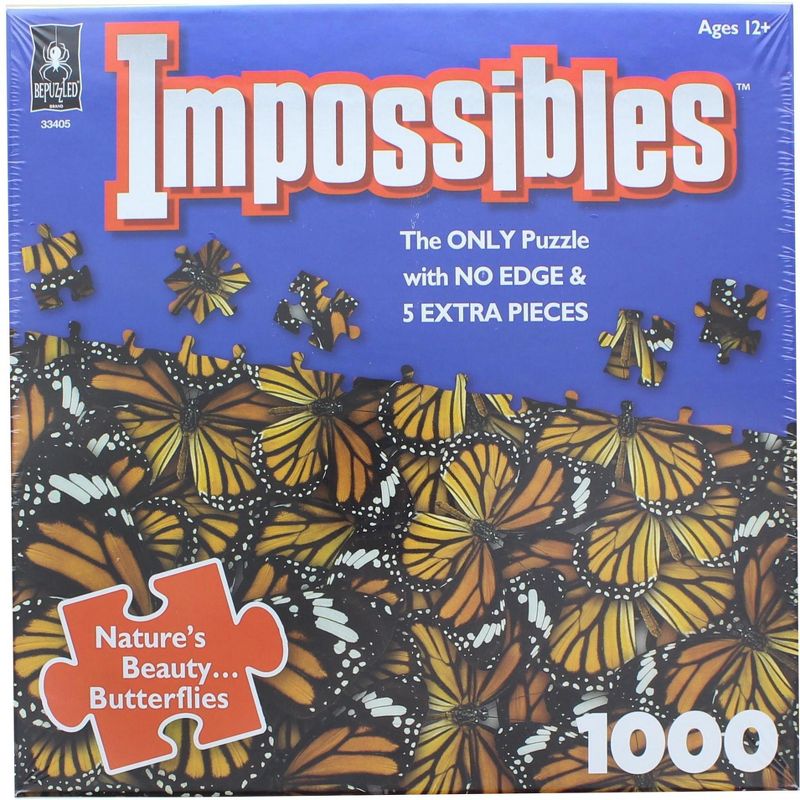 University Games Natures Beauty Butterflies 1000 Piece Jigsaw Puzzle, 1 of 4