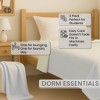 Continental Bedding 2 Pack Microplush Bed Blanket - Twin/Twin XL Size - Dorm Essentials - 50x70 Inch - 2 of 4