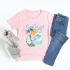 The Juniper Shop Sunset Chaser Waves Youth Short Sleeve Tee - XL - Pink - 3 of 4