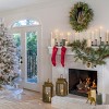 5" HGTV LED Real Motion Flameless Green Candle Warm White Light - National Tree Company - 4 of 4