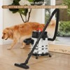 Topteng 5 Gallon Steel Stainless Wet/Dry Canister Vac Shop Vacuum Cleaner 1800W - 4 of 4