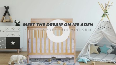  Dream On Me Aden - Minicuna convertible 4 en 1 en