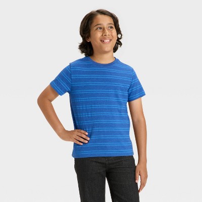 Boys' Short Sleeve Striped T-Shirt - Cat & Jack™