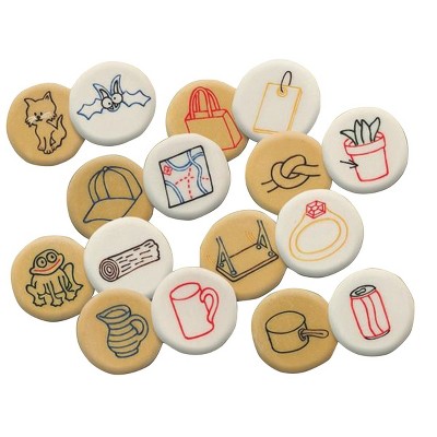 Yellow Door Rhyming Pebbles Enhance Phonemic Awareness and Vocabulary - Set of 16