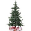 TackView 6ft Christmas Tree, Pre-Lit Artificial Christmas Tree, PE & PVC Blend Hinged Xmas Tree for Home Holiday Party Decoration - 2 of 4