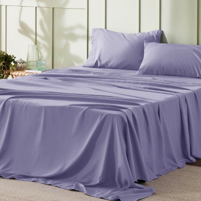 Queen Sheet Set - 4 Pieces Soft Queen Size Sheets - Breathable & Cooling - Hotel Luxury - Easy Care Polyester Microfiber Bedding for Women, Men, Baby
