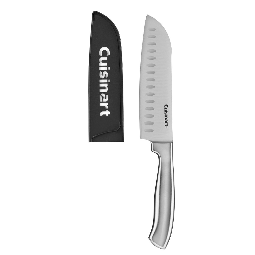 Photos - Kitchen Knife Cuisinart Classic 7" Stainless Steel Santoku Knife with Blade Guard - C77S 