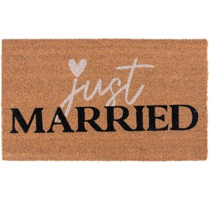 Shiraleah "Just Married" Doormat - 1 of 4