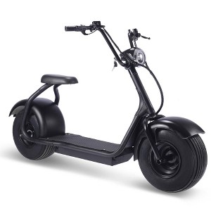 MotoTec Fat Tire 60v 18ah 2000w Lithium Electric Scooter Black - 1 of 4