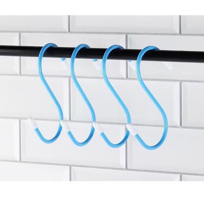 YIGII-Simple rubber S-shaped hook set of 4