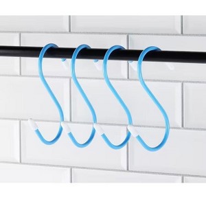 YIGII-Simple rubber S-shaped hook set of 4 - 1 of 4