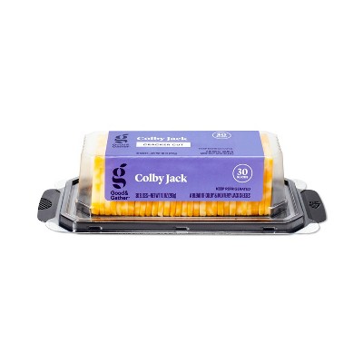 Colby Jack Cracker Cut Cheese - 10oz/30 slices - Good & Gather™