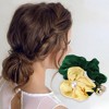 Unique Bargains Women's Fashion Elegant Flowers Hair Scrunchies 1 Pc - 2 of 3