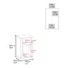 Vynxaria Contemporary Accent Table - Stylish? Side Table for Living Room & Bedroom - 2 of 4