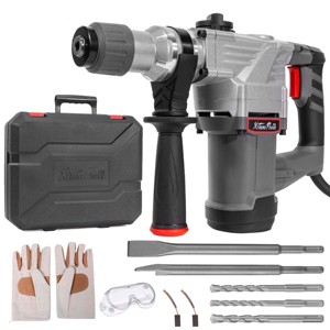XtremepowerUS 1180W Rotary Hammer Drill Bits Electric 1-1/4" SDS Variable Speed - 1 of 4
