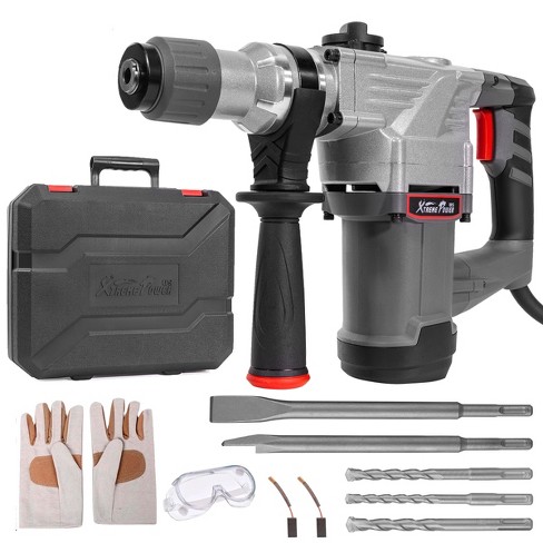 Xtremepowerus 2200w Electric Demolition Jack Hammer W/ Chisel & Shovel Bits  Set : Target